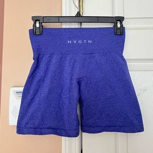 NVGTN bright purple pro seamless shorts